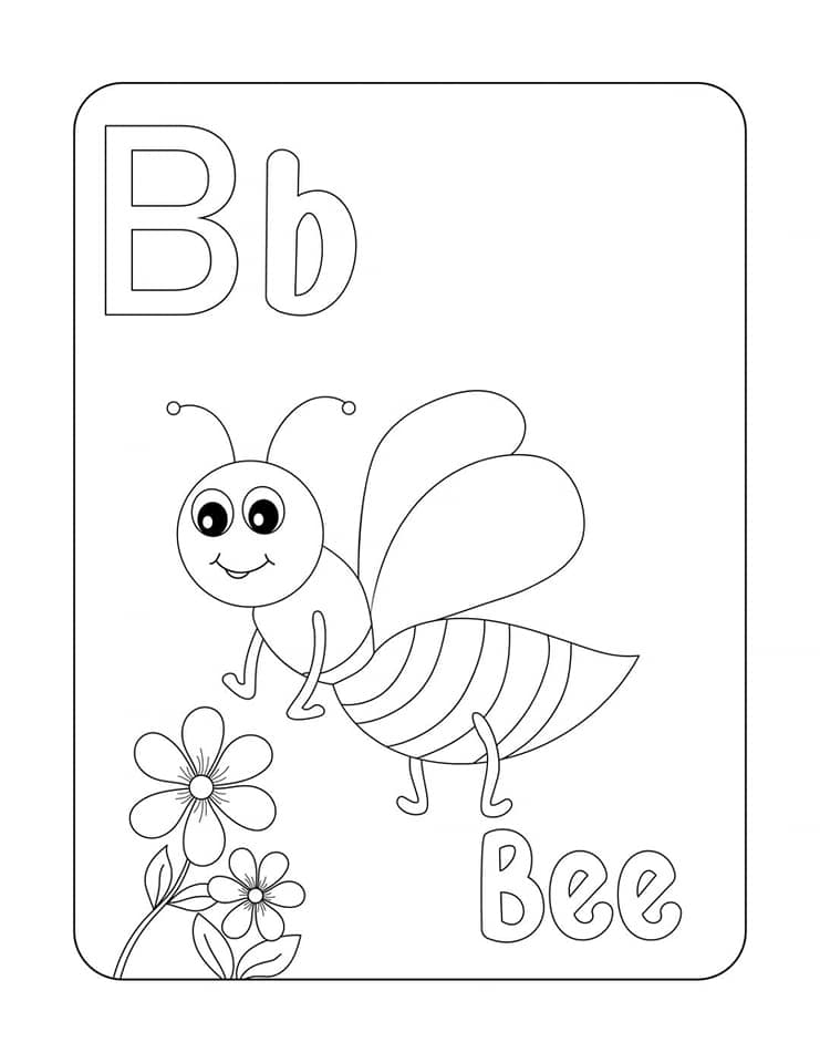 Worksheet tô màu bảng chữ cái cho bé 2 6 - Worksheet tô màu bảng chữ cái cho bé