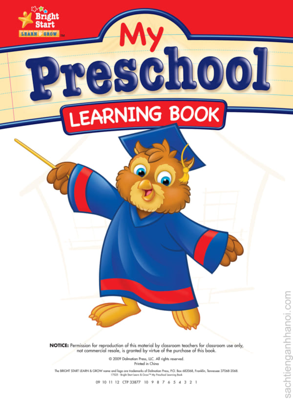 My preschool learning book (PDF)