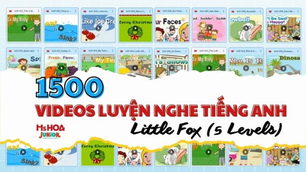 1500 Videos luyện nói Tiếng Anh